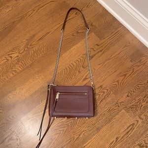 Rebecca Minkoff Maroon Leather Crossbody